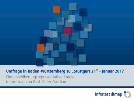 Umfrage in Baden-Württemberg zu „Stuttgart 21“ – Januar 2017 